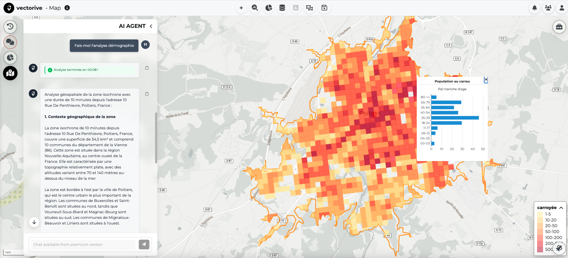 Zones de chalandise intelligentes
