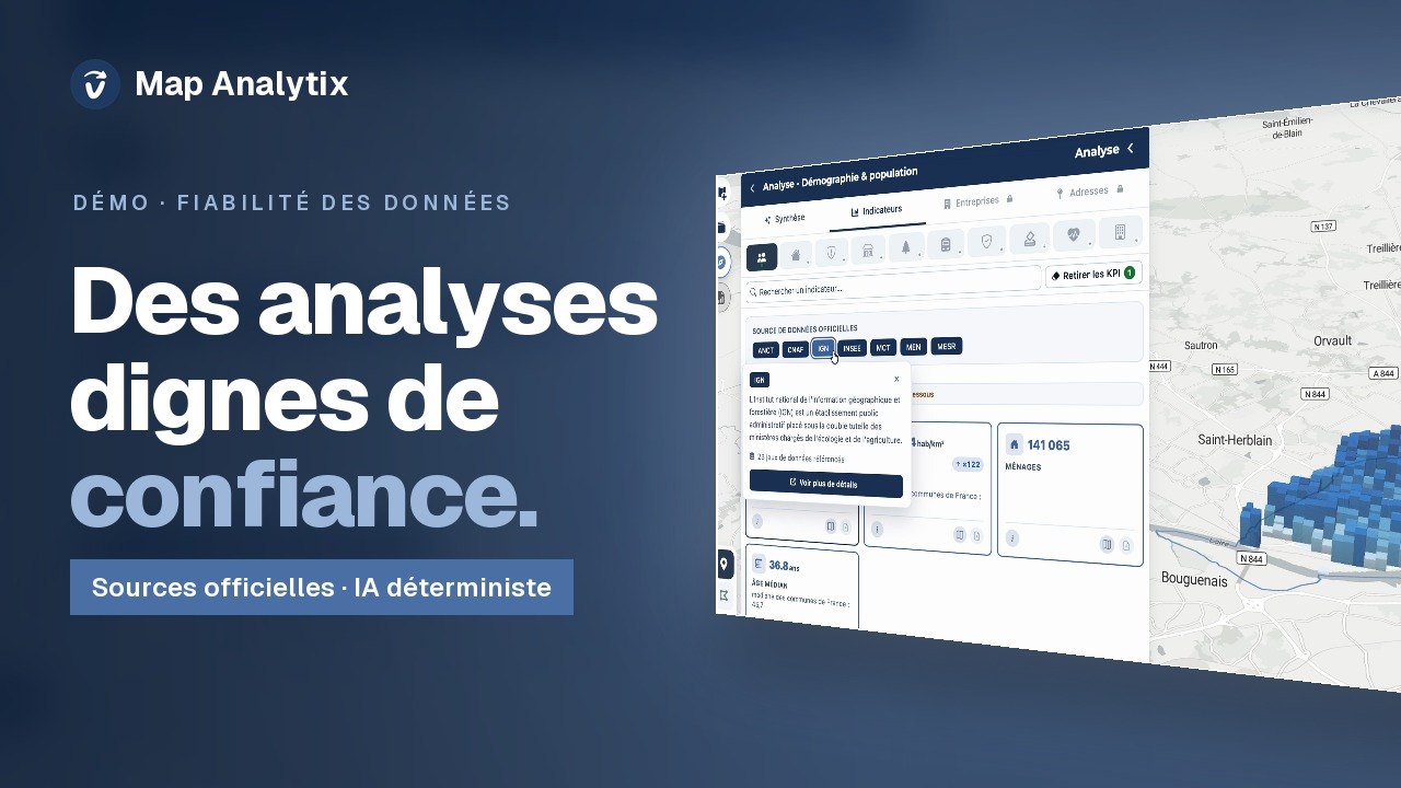 Des analyses territoriales dignes de confiance